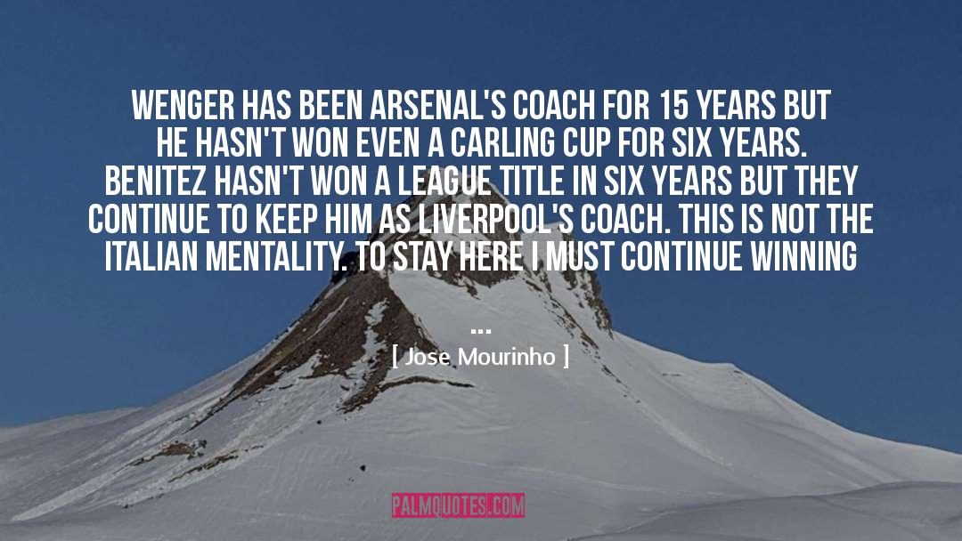 Arsenals quotes by Jose Mourinho