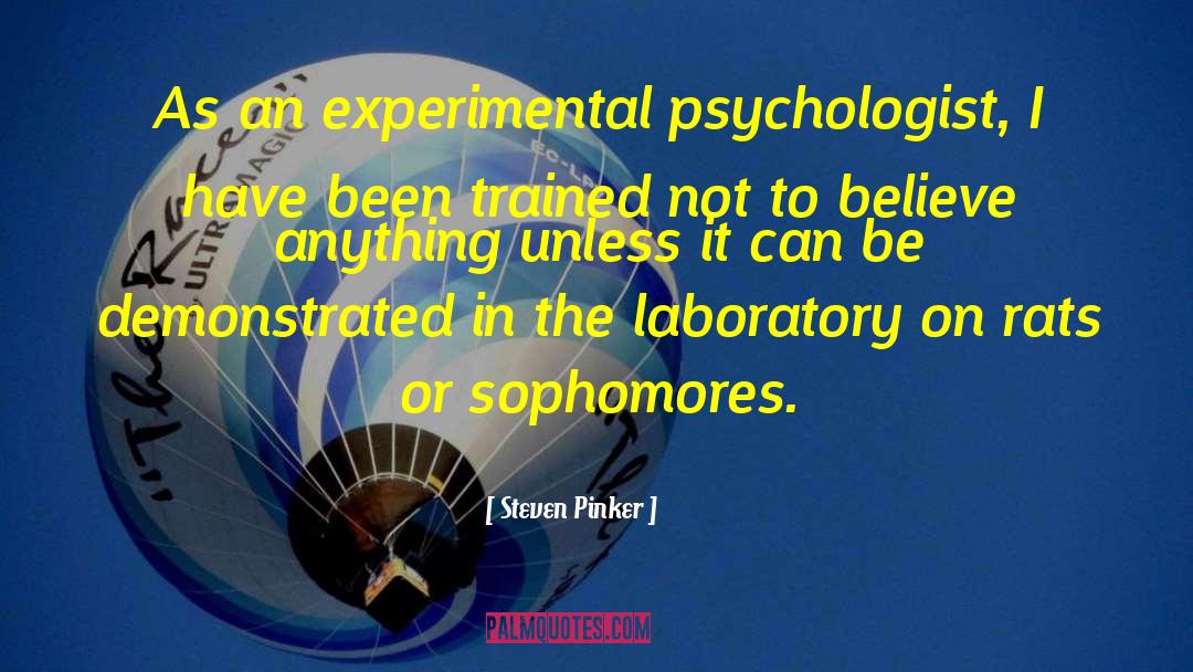 Arsho Laboratory quotes by Steven Pinker