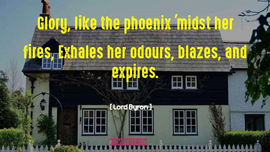 Arson Fires quotes by Lord Byron