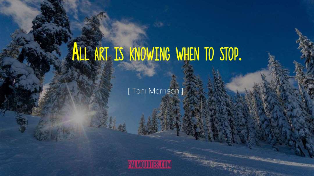 Art Aesthetic quotes by Toni Morrison