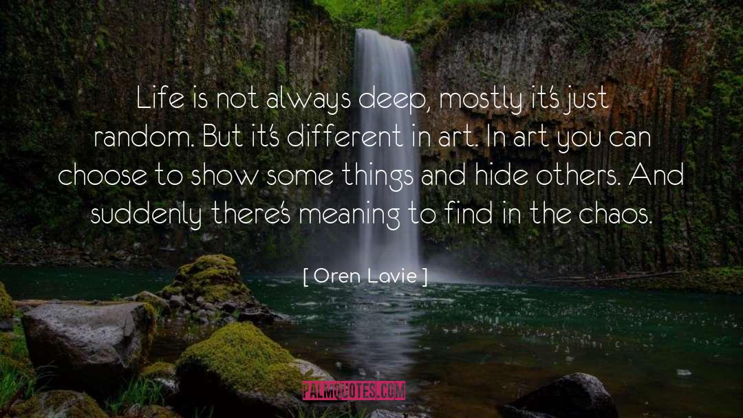 Art And Individuality quotes by Oren Lavie