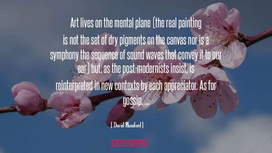 Art And Love quotes by David Mumford