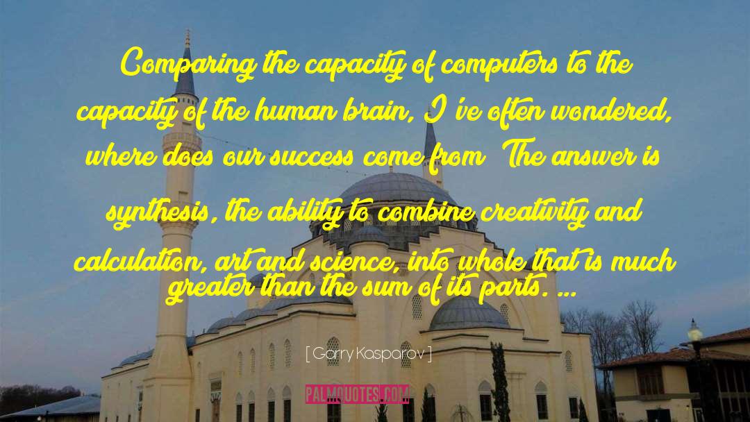 Art And Science quotes by Garry Kasparov