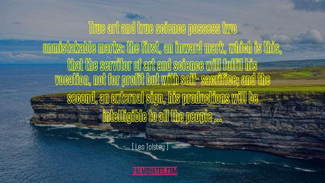 Art And Science quotes by Leo Tolstoy