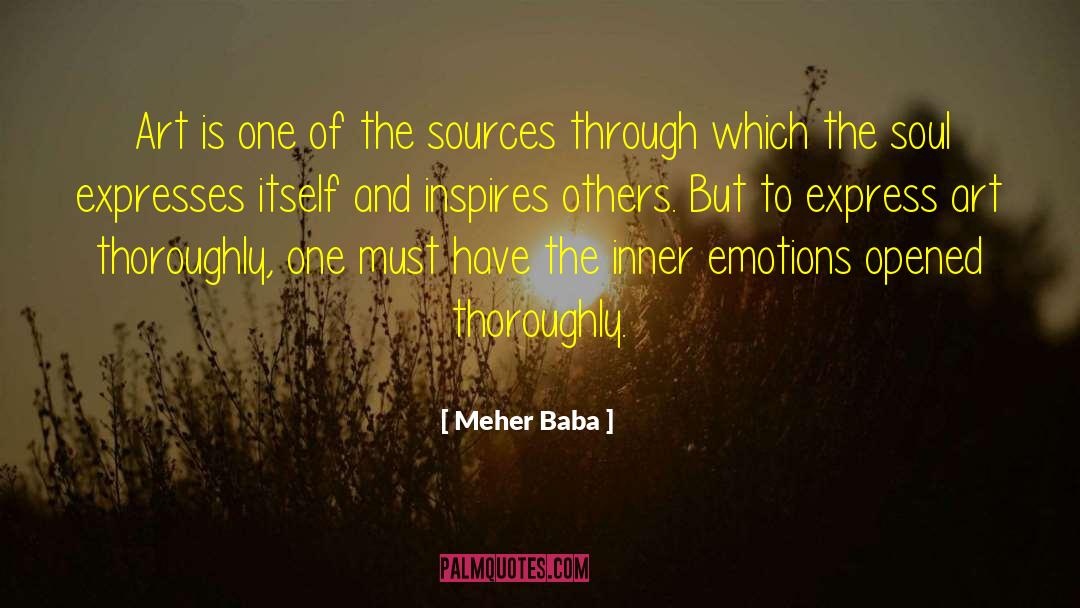 Art And Technology quotes by Meher Baba