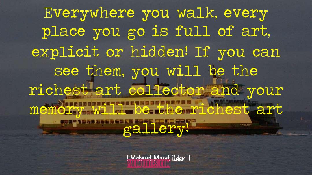 Art Collector quotes by Mehmet Murat Ildan