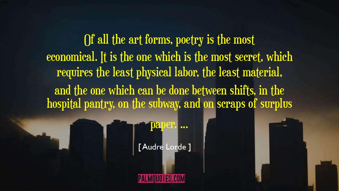 Art Critic quotes by Audre Lorde