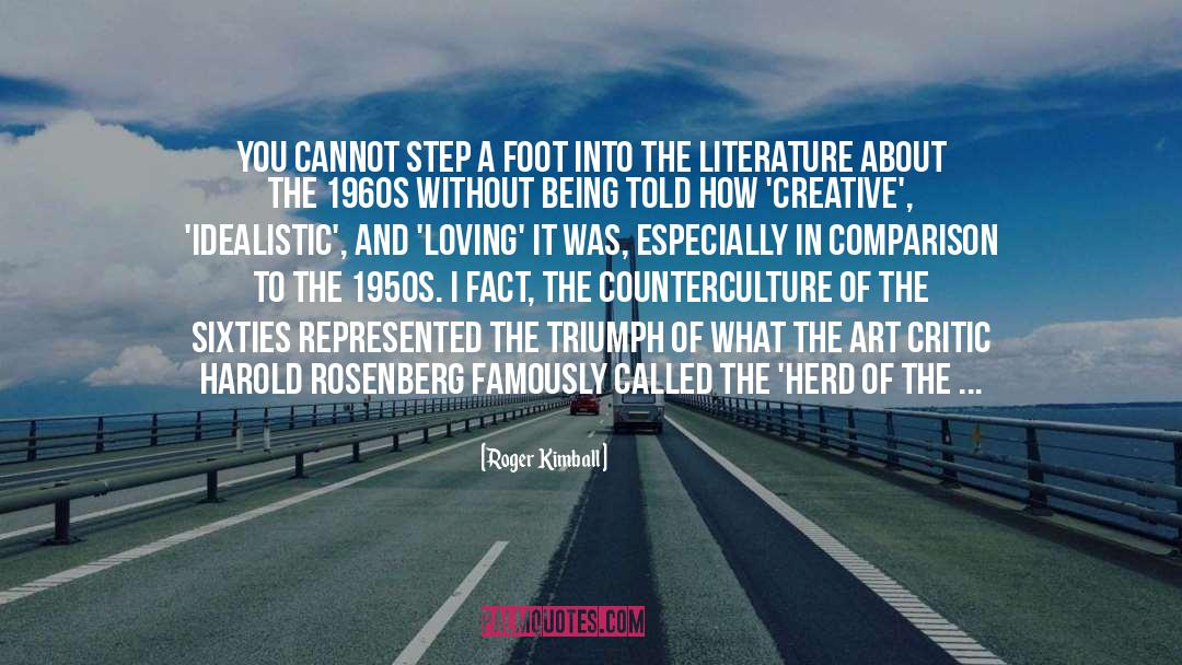 Art Critic quotes by Roger Kimball