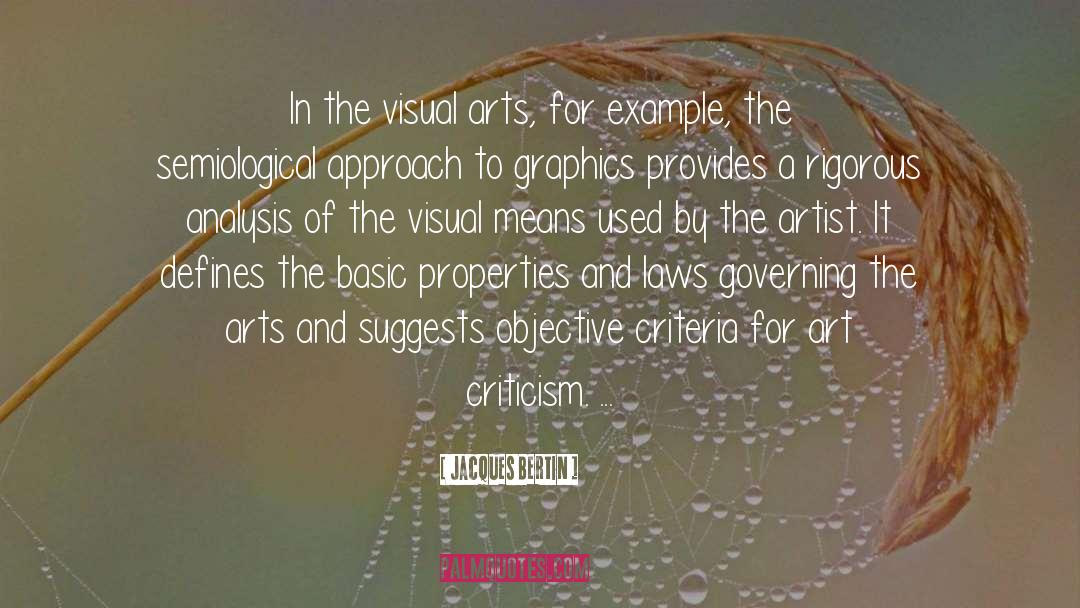 Art Criticism quotes by Jacques Bertin