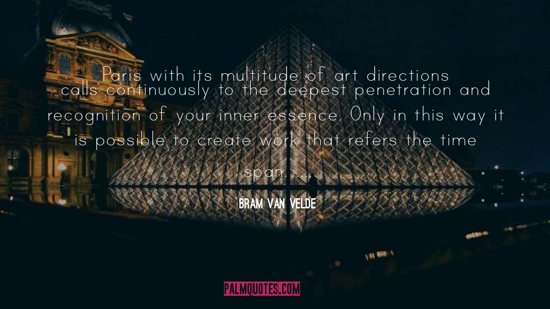 Art Direction quotes by Bram Van Velde