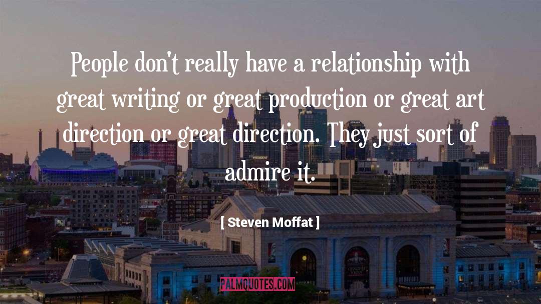 Art Direction quotes by Steven Moffat
