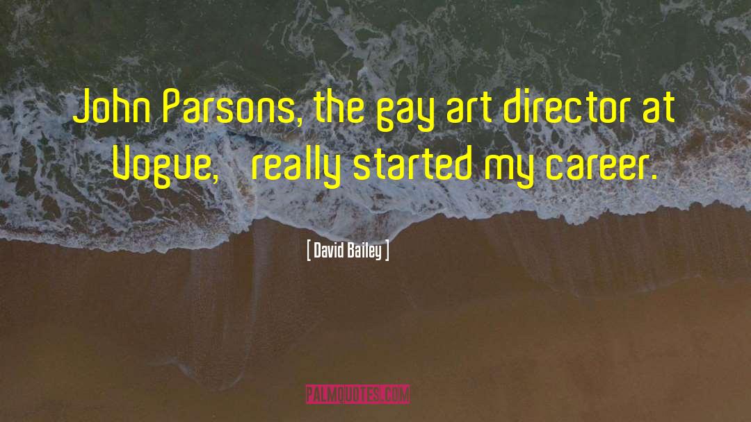 Art Director quotes by David Bailey