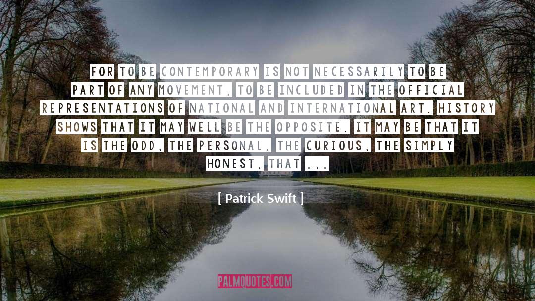 Art History quotes by Patrick Swift