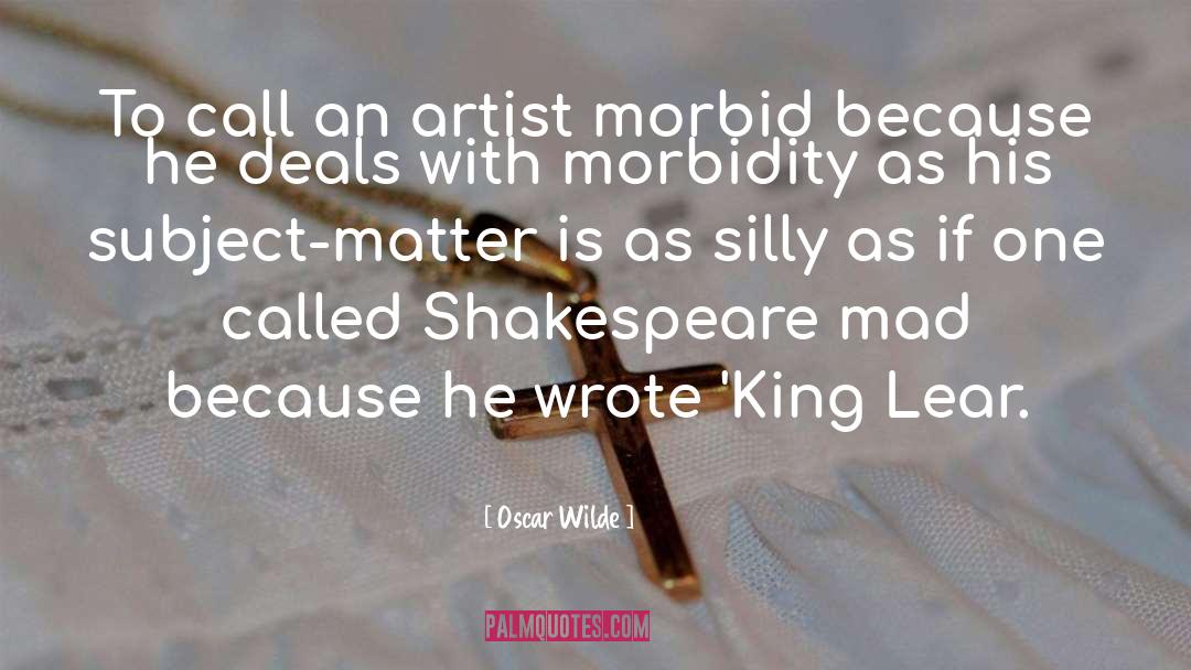 Art Humor quotes by Oscar Wilde