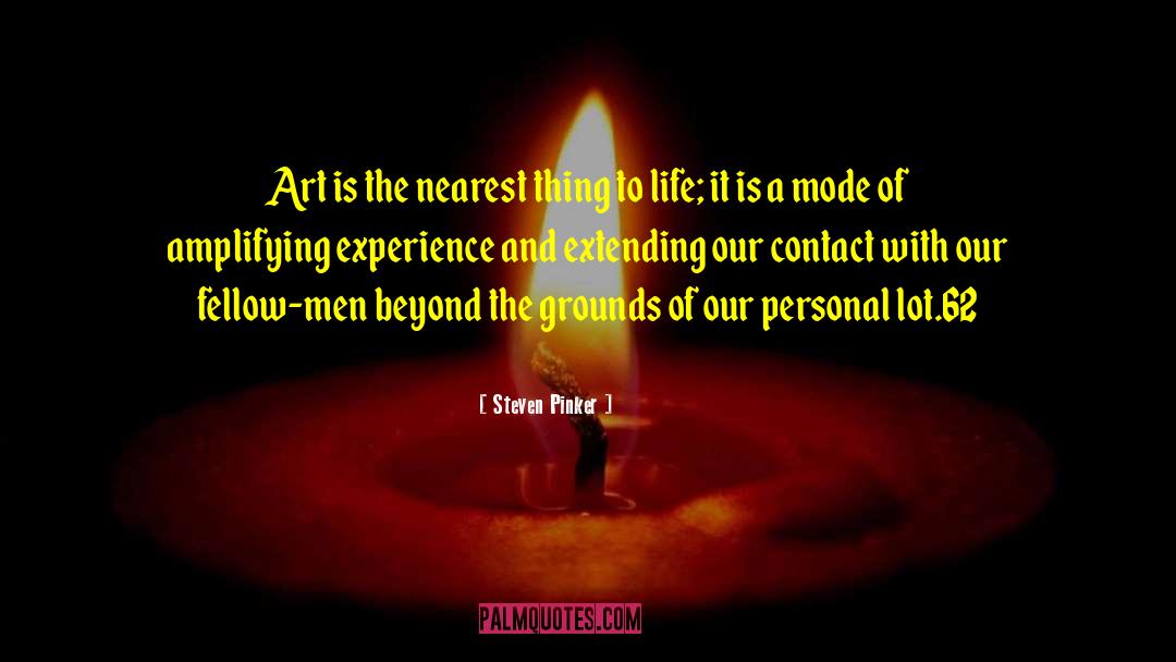 Art Life Judgement quotes by Steven Pinker