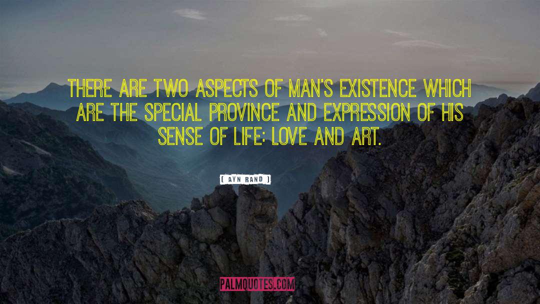 Art Love quotes by Ayn Rand