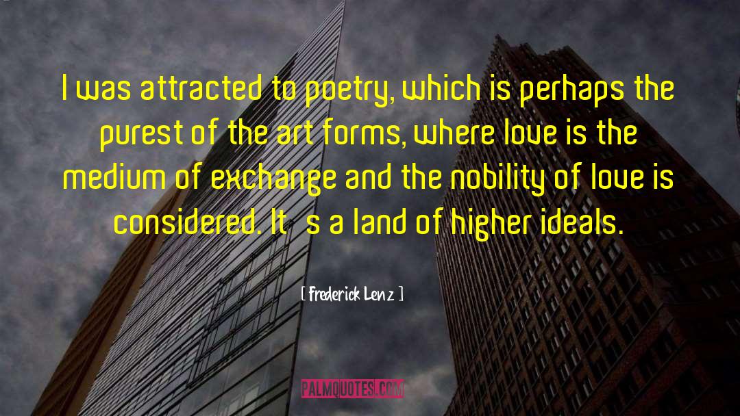 Art Love quotes by Frederick Lenz