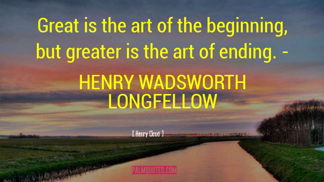 Art Matters quotes by Henry Cloud