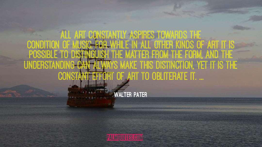 Art Music quotes by Walter Pater