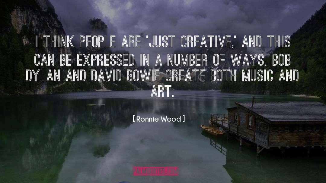 Art Music quotes by Ronnie Wood