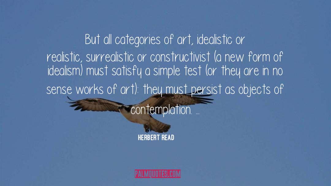 Art Objects quotes by Herbert Read
