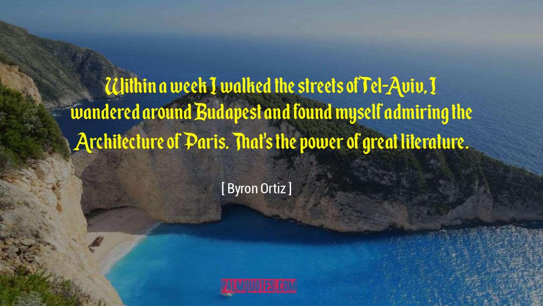 Art Of Literature quotes by Byron Ortiz
