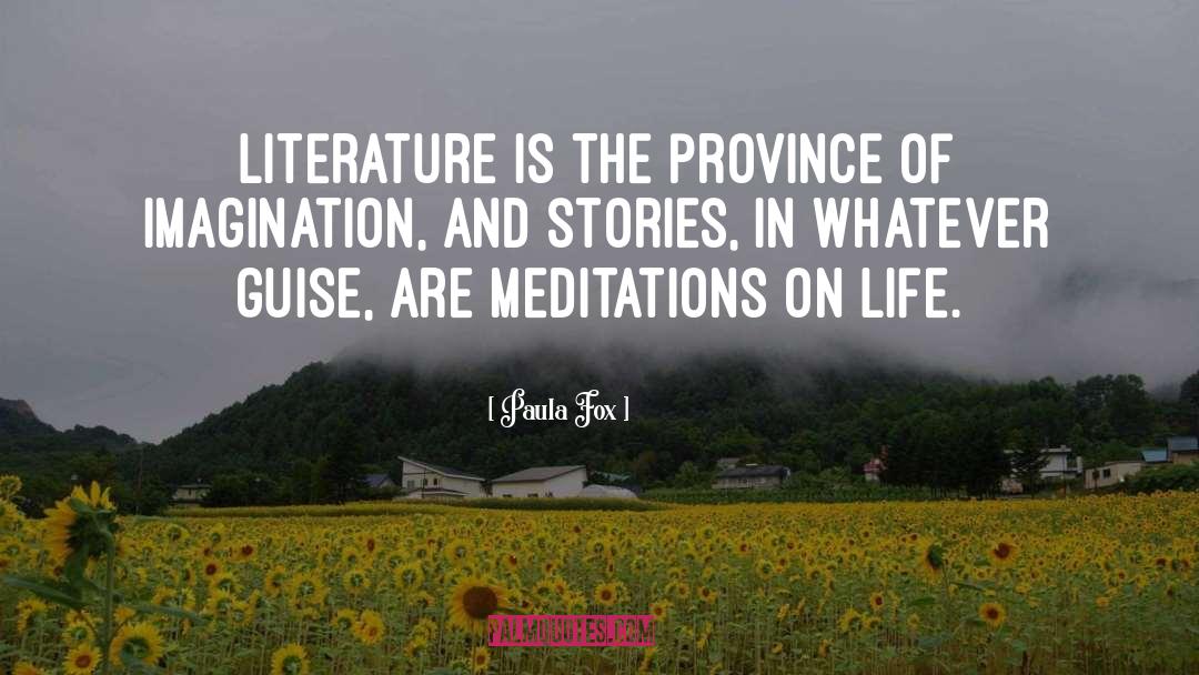 Art Of Literature quotes by Paula Fox