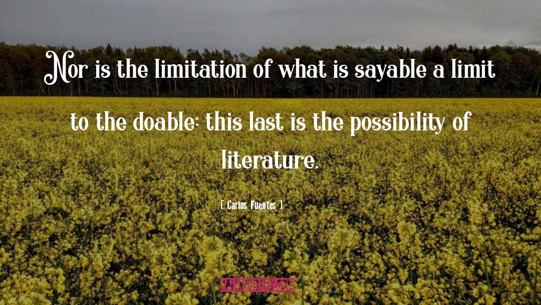 Art Of Literature quotes by Carlos Fuentes