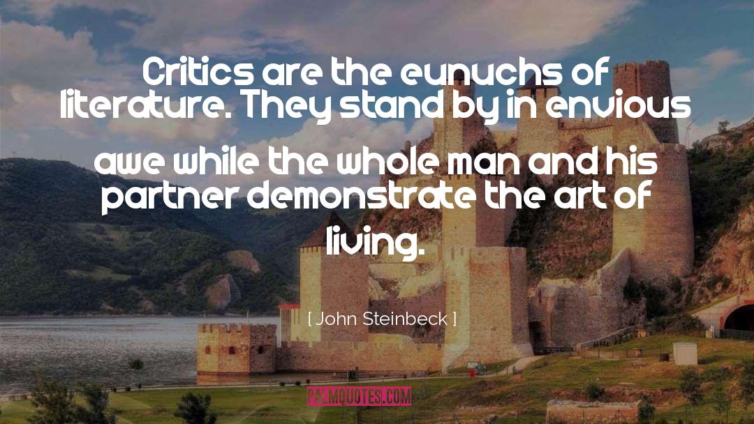 Art Of Living quotes by John Steinbeck