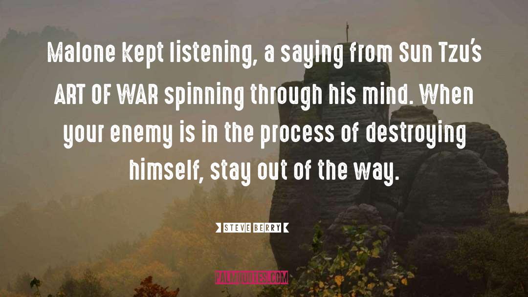 Art Of War quotes by Steve Berry