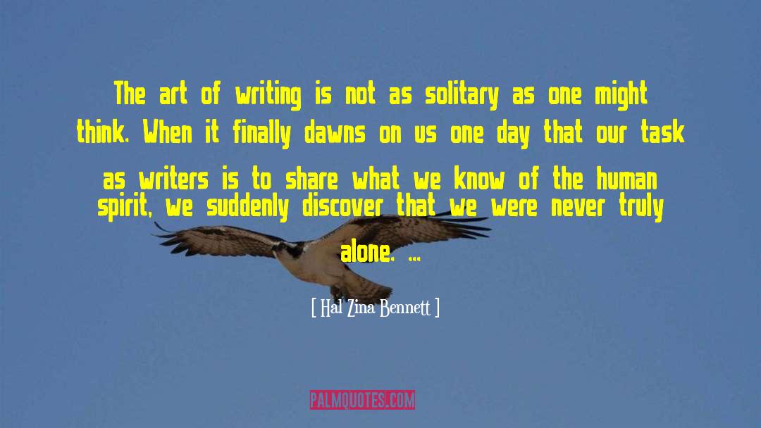 Art Of Writing quotes by Hal Zina Bennett