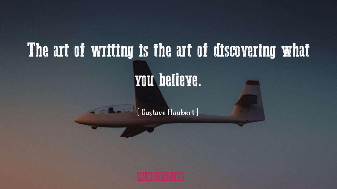 Art Of Writing quotes by Gustave Flaubert