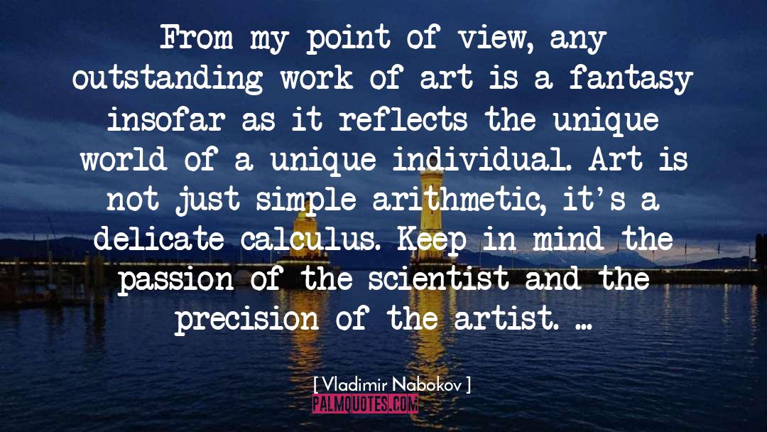 Art Passion quotes by Vladimir Nabokov