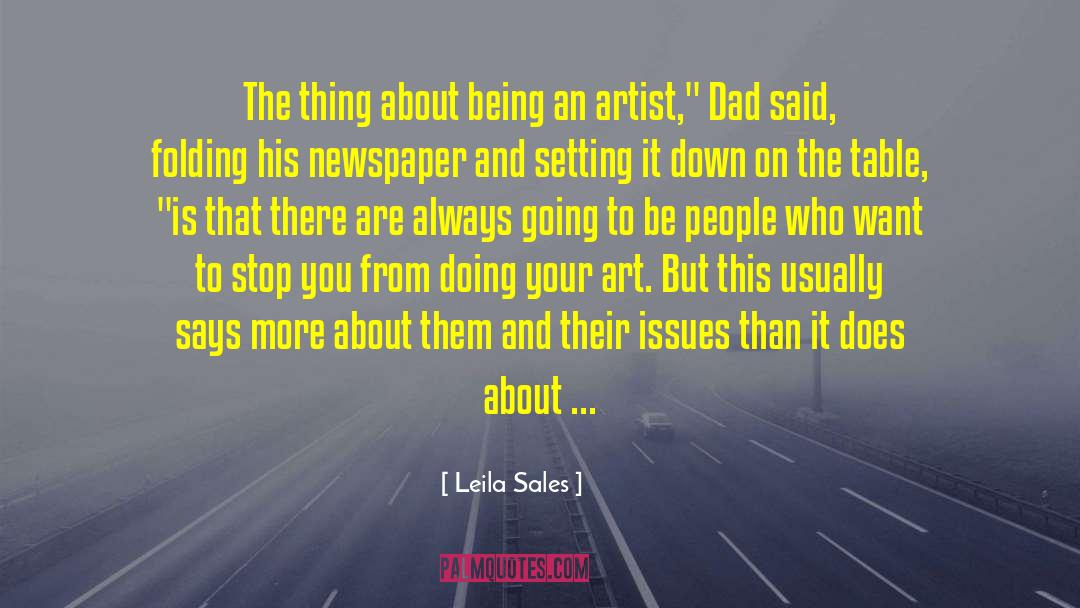 Art People Drama quotes by Leila Sales