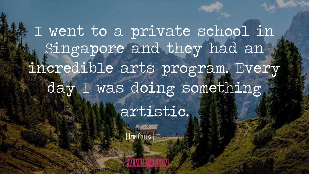 Art School quotes by Lynn Collins