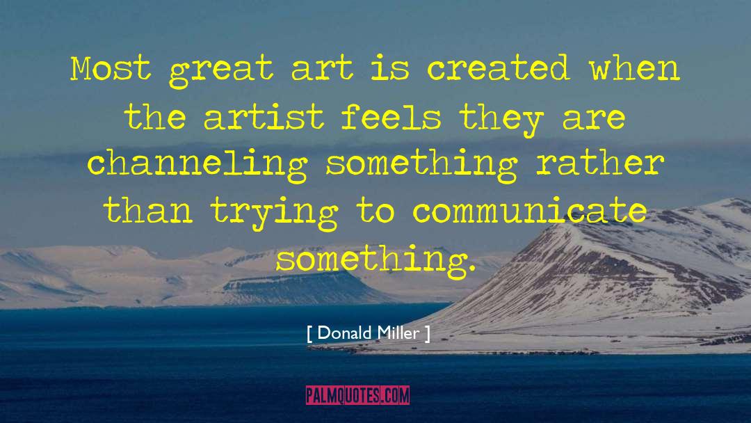 Art Studio quotes by Donald Miller
