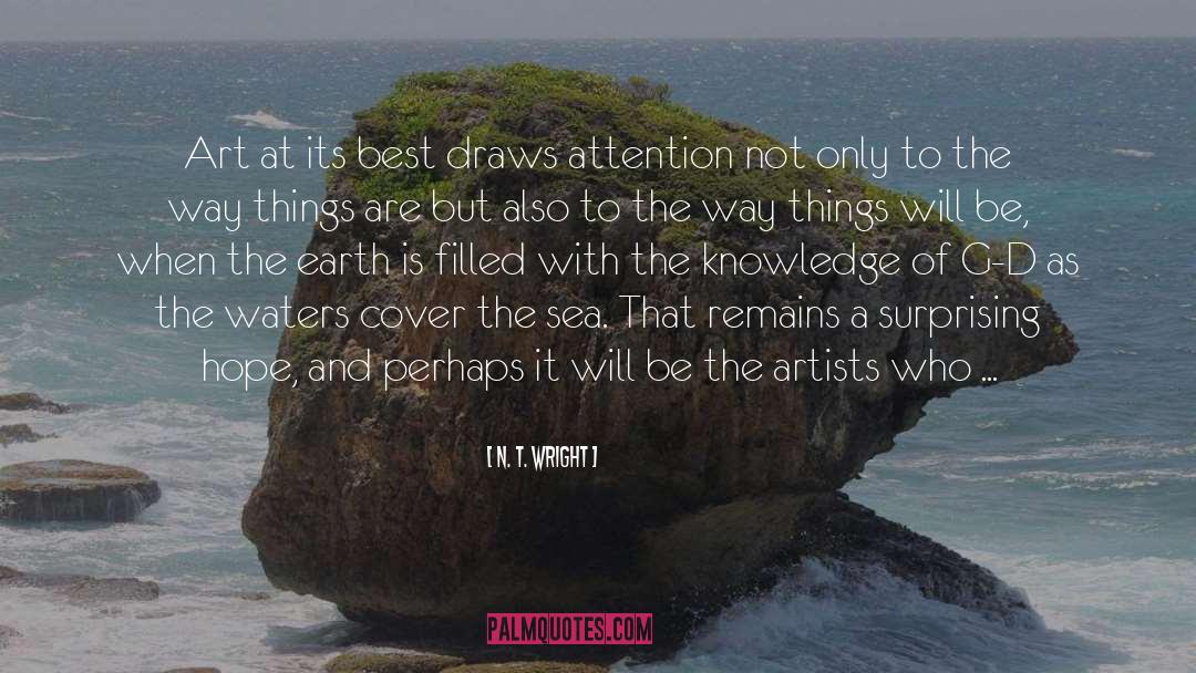 Art Surprise Creativity quotes by N. T. Wright
