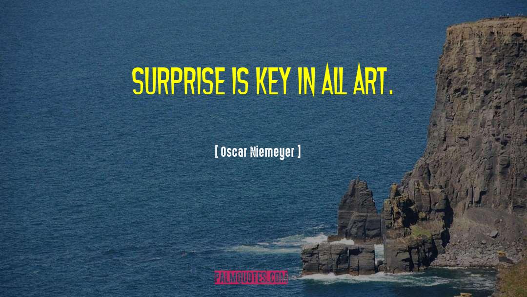 Art Surprise Creativity quotes by Oscar Niemeyer