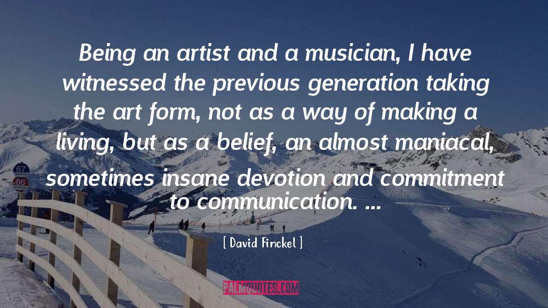 Art Teacher quotes by David Finckel