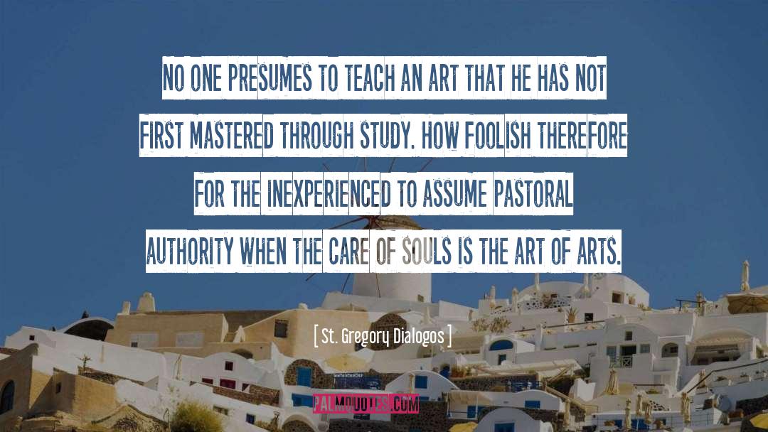 Art That quotes by St. Gregory Dialogos