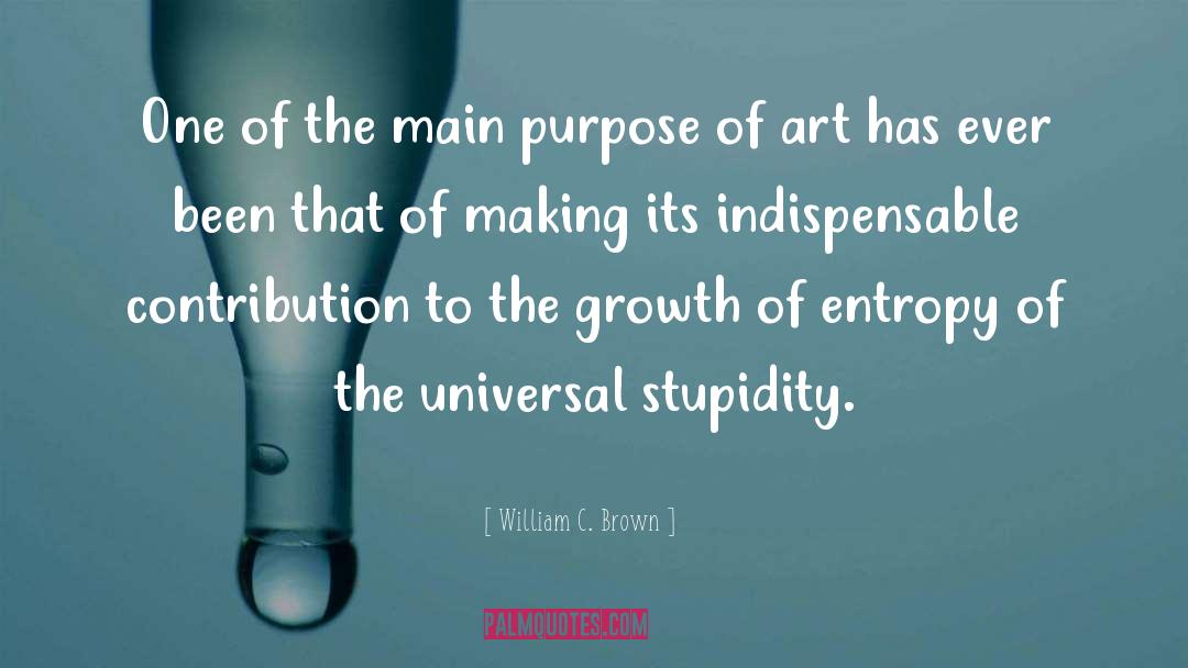 Art Theft quotes by William C. Brown