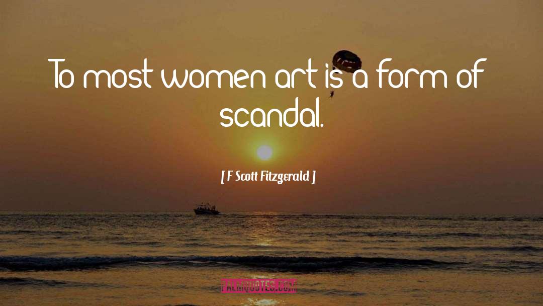 Art Women quotes by F Scott Fitzgerald