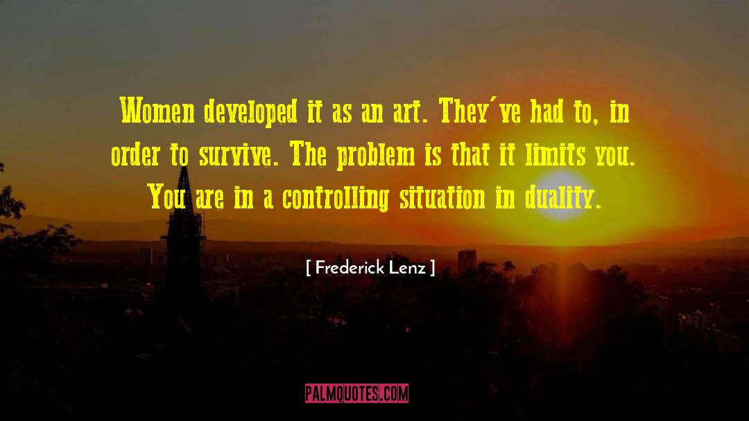 Art Women quotes by Frederick Lenz