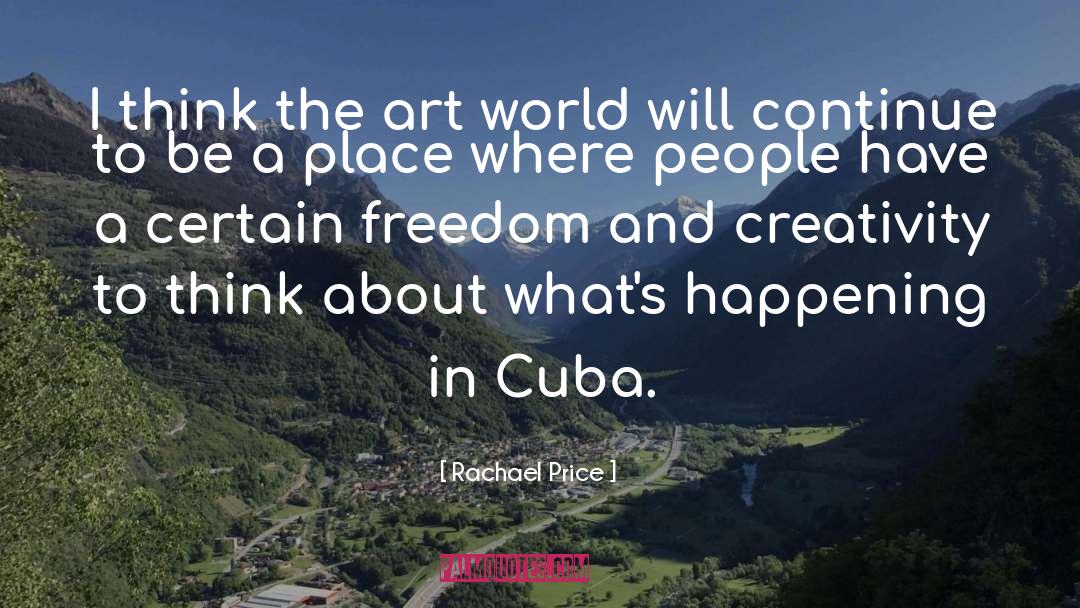 Art World quotes by Rachael Price