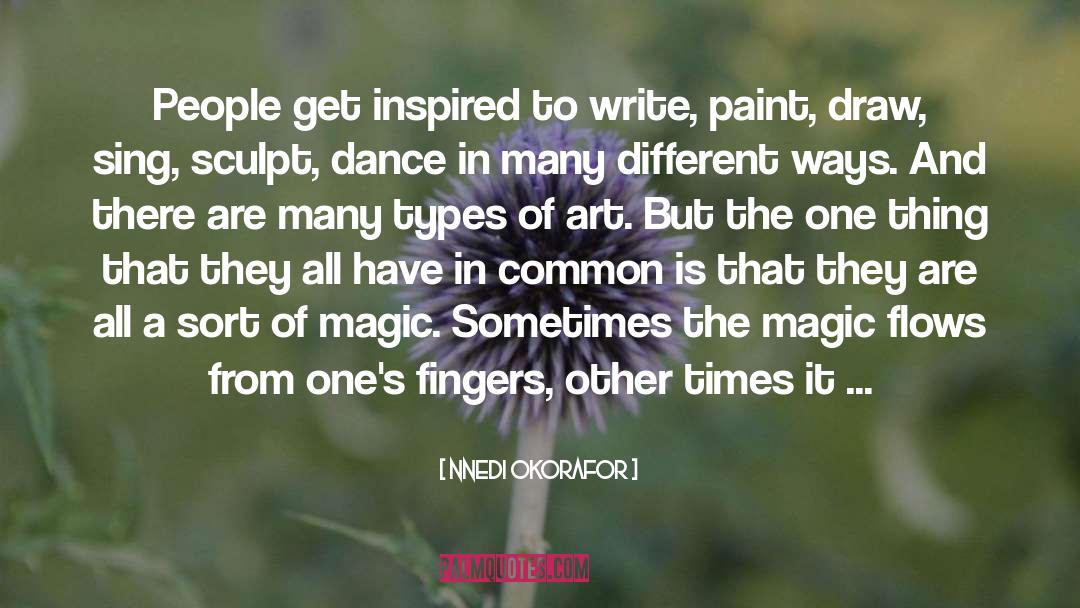 Art Writing quotes by Nnedi Okorafor