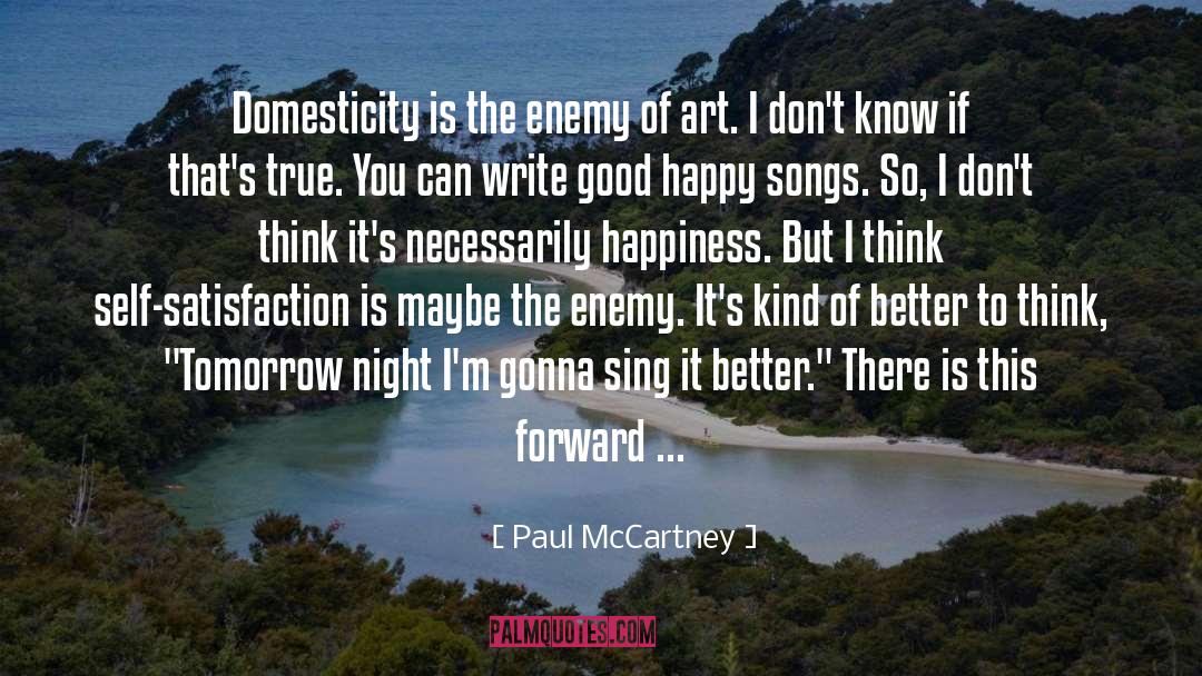 Art Writing quotes by Paul McCartney