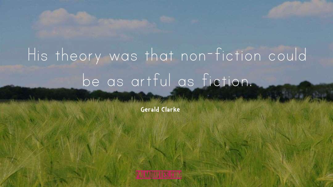 Artful quotes by Gerald Clarke