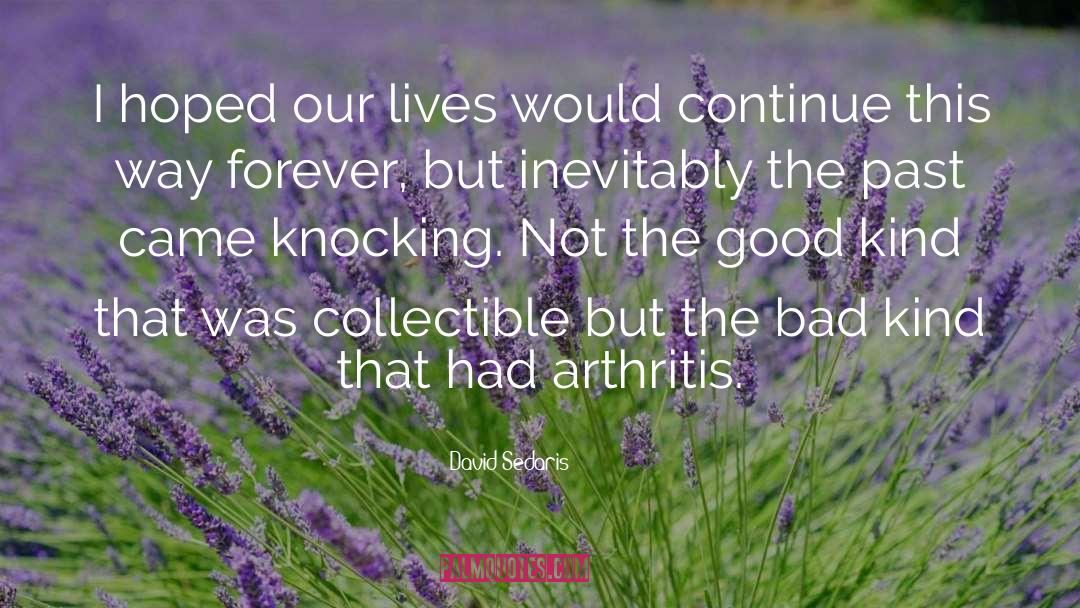 Arthritis quotes by David Sedaris