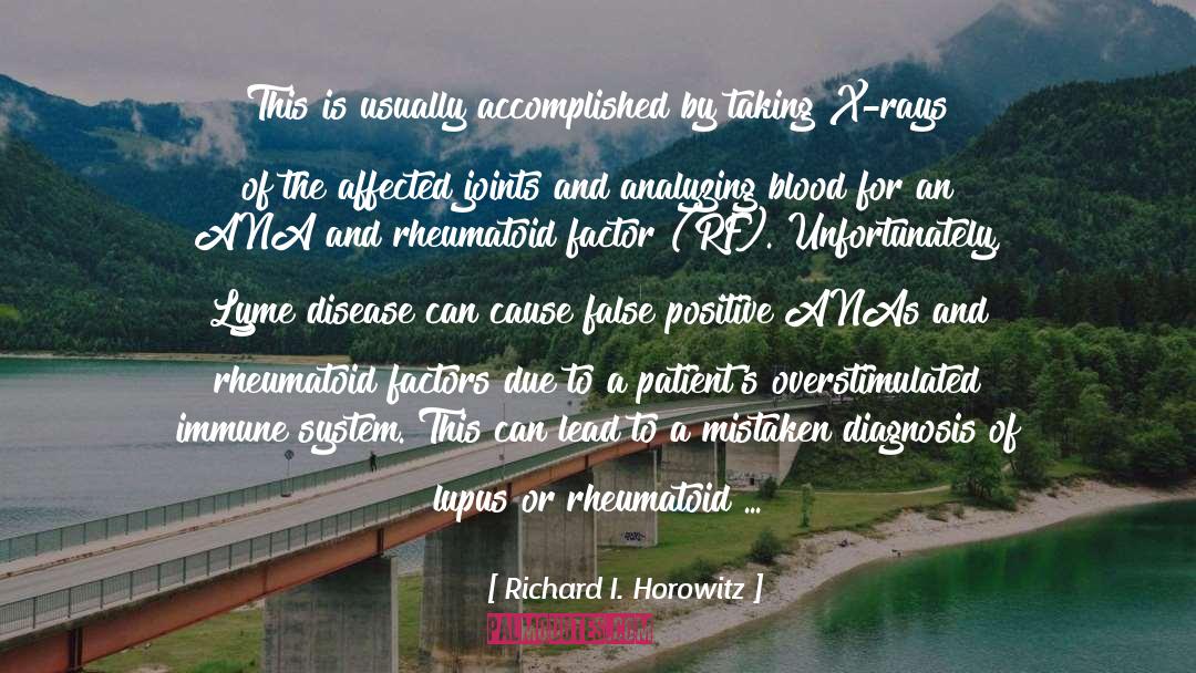 Arthritis quotes by Richard I. Horowitz