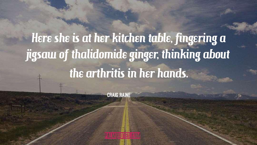Arthritis quotes by Craig Raine